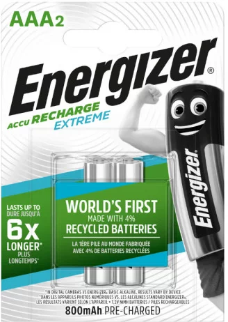 Energizer Recharge Extreme AAA (2 pack)